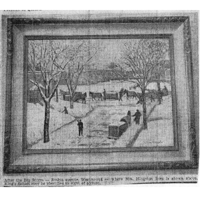 After the Big Storm <span>MONTREAL DAILY STAR, FEB. 21 1950</span>