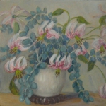 Lilies In A White Vase <span>DONALD GRAY-DONALD</span>